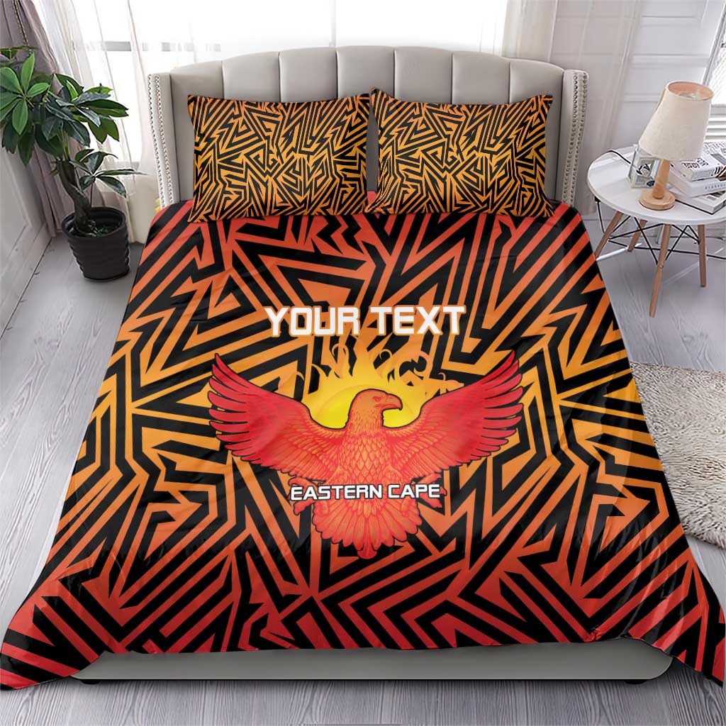 Custom Afro South Africa Cricket Bedding Set Eastern Cape - Go Sunrisers