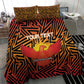 Custom Afro South Africa Cricket Bedding Set Eastern Cape - Go Sunrisers