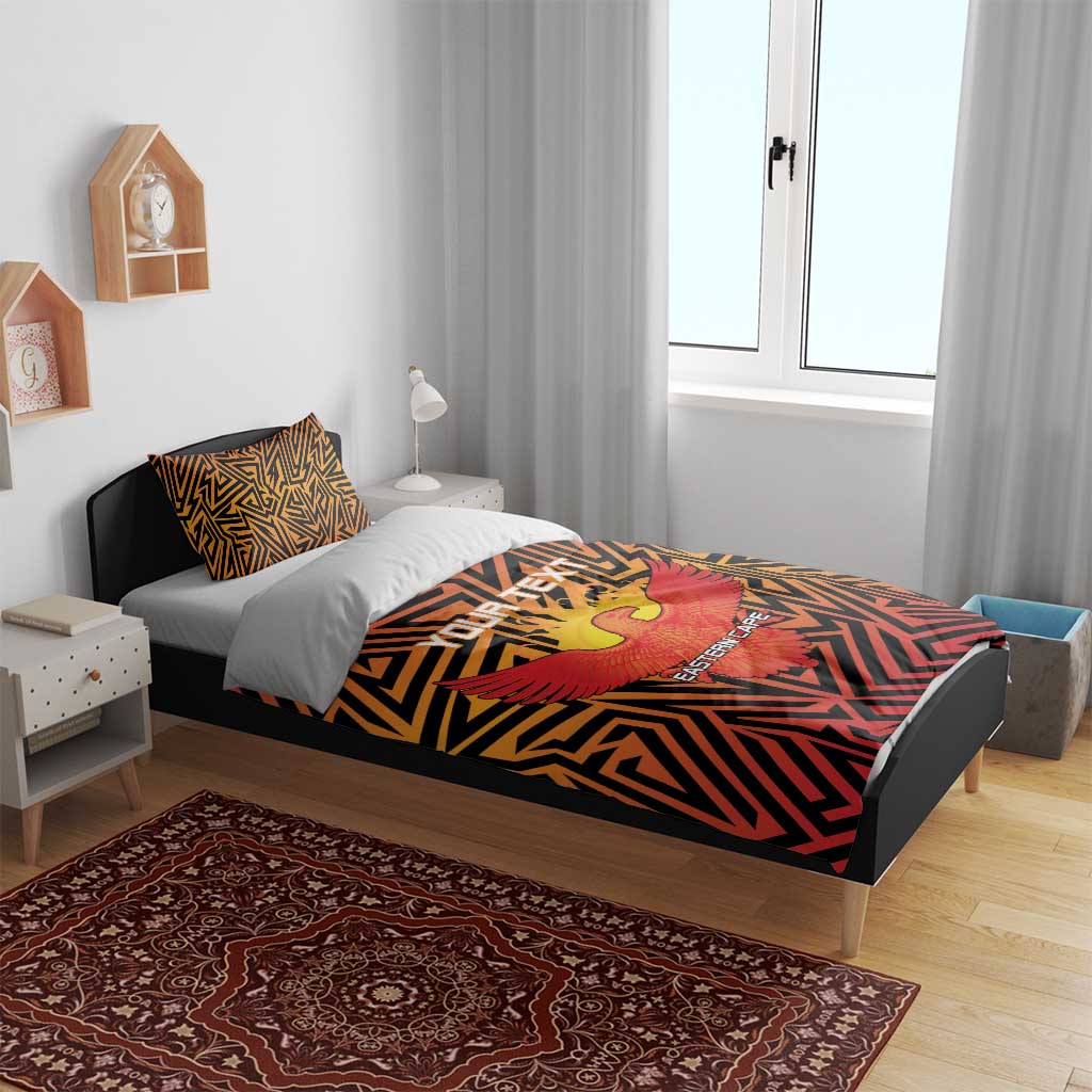 Custom Afro South Africa Cricket Bedding Set Eastern Cape - Go Sunrisers