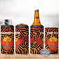 Custom Afro South Africa Cricket 4 in 1 Can Cooler Tumbler Eastern Cape - Go Sunrisers
