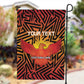 Custom Afro South Africa Cricket Garden Flag Eastern Cape - Go Sunrisers
