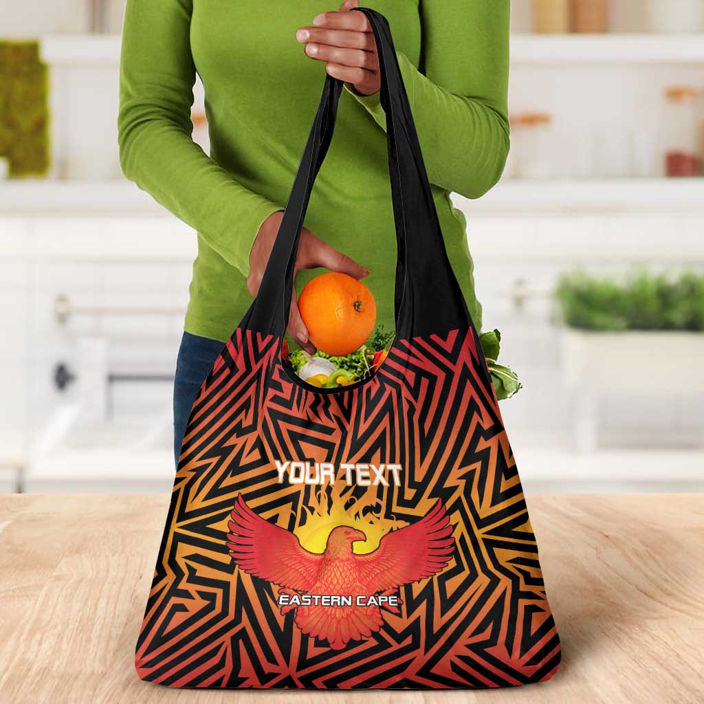 Custom Afro South Africa Cricket Grocery Bag Eastern Cape - Go Sunrisers