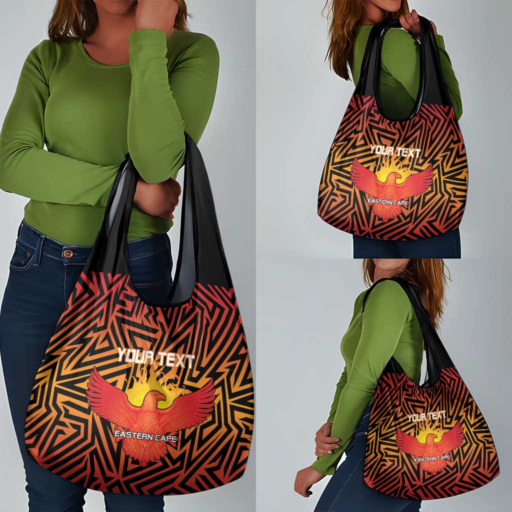 Custom Afro South Africa Cricket Grocery Bag Eastern Cape - Go Sunrisers
