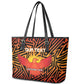 Custom Afro South Africa Cricket Leather Tote Bag Eastern Cape - Go Sunrisers