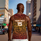Custom Afro South Africa Cricket Men Tank Top Eastern Cape - Go Sunrisers