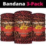 Custom Afro South Africa Cricket Neck Gaiter Eastern Cape - Go Sunrisers LT15