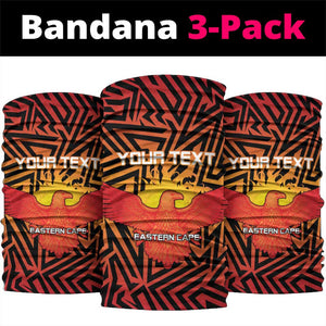 Custom Afro South Africa Cricket Neck Gaiter Eastern Cape - Go Sunrisers LT15