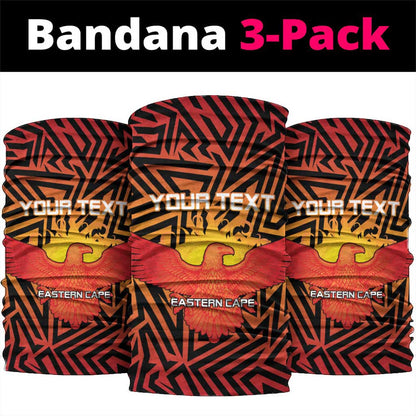 Custom Afro South Africa Cricket Neck Gaiter Eastern Cape - Go Sunrisers LT15