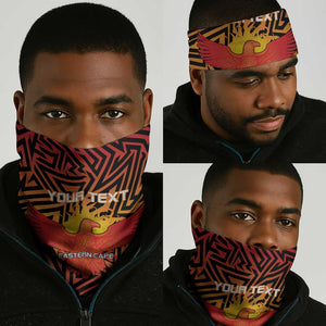 Custom Afro South Africa Cricket Neck Gaiter Eastern Cape - Go Sunrisers LT15