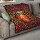 Custom Afro South Africa Cricket Quilt Eastern Cape - Go Sunrisers