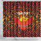 Custom Afro South Africa Cricket Shower Curtain Eastern Cape - Go Sunrisers