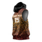 Custom Afro South Africa Cricket Sleeveless Hoodie Eastern Cape - Go Sunrisers - African Pride