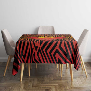 Custom Afro South Africa Cricket Tablecloth Eastern Cape - Go Sunrisers