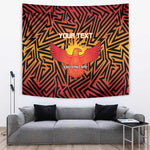 Custom Afro South Africa Cricket Tapestry Eastern Cape - Go Sunrisers