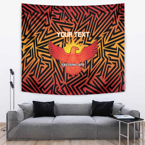 Custom Afro South Africa Cricket Tapestry Eastern Cape - Go Sunrisers