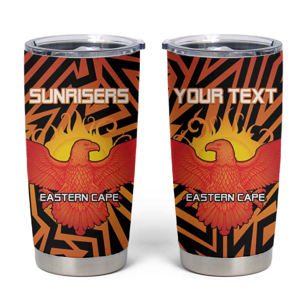 Custom Afro South Africa Cricket Tumbler Cup Eastern Cape - Go Sunrisers
