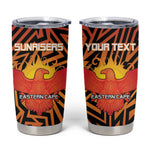 Custom Afro South Africa Cricket Tumbler Cup Eastern Cape - Go Sunrisers