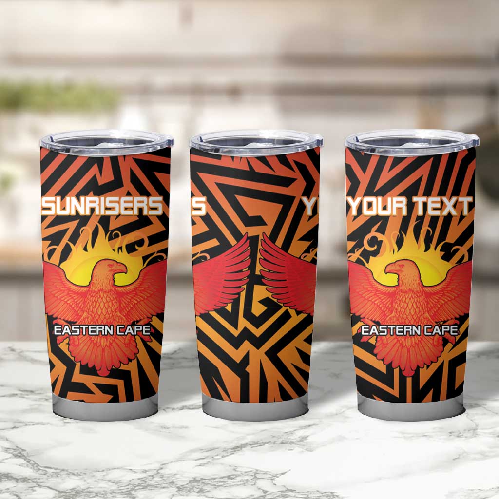 Custom Afro South Africa Cricket Tumbler Cup Eastern Cape - Go Sunrisers