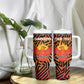 Custom Afro South Africa Cricket Tumbler With Handle Eastern Cape - Go Sunrisers