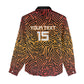 Custom Afro South Africa Cricket Women Casual Shirt Eastern Cape - Go Sunrisers LT15