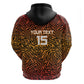 Custom Afro South Africa Cricket Zip Hoodie Eastern Cape - Go Sunrisers