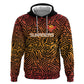 Custom Afro South Africa Cricket Zip Hoodie Eastern Cape - Go Sunrisers