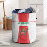 Morocco Football Laundry Basket Atlas Lions Champions 2025 - White - African Pride