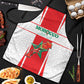 Morocco Football Apron Go Champions Atlas Lions - White