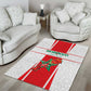 Morocco Football Area Rug Atlas Lions Champions 2025 - White - African Pride
