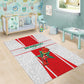 Morocco Football Area Rug Atlas Lions Champions 2025 - White - African Pride