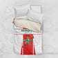 Morocco Football Bedding Set Atlas Lions Champions 2025 - White - African Pride