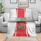 Morocco Football Blanket Atlas Lions Champions 2025 - White - African Pride