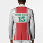 Custom Morocco Football Blazer Go Champions Atlas Lions - White
