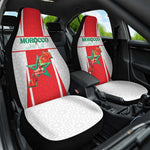 Morocco Football Car Seat Cover Atlas Lions Champions 2025 - White - African Pride