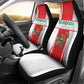 Morocco Football Car Seat Cover Atlas Lions Champions 2025 - White - African Pride