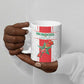 Custom Morocco Football Ceramic Mug Go Champions Atlas Lions - White