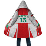Custom Morocco Football Cloak Go Champions Atlas Lions - White