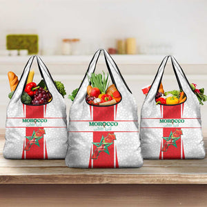 Morocco Football Grocery Bag Atlas Lions Champions 2025 - White - African Pride