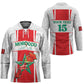 Custom Morocco Football Hockey Jersey Go Champions Atlas Lions - White