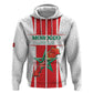 Morocco Football Custom Hoodie Atlas Lions Champions 2025 - White - African Pride