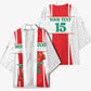 Custom Morocco Football Kimono Go Champions Atlas Lions - White