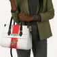 Morocco Football Leather Bag Go Champions Atlas Lions - White
