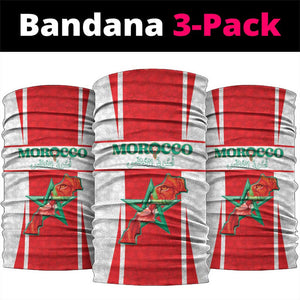 Morocco Football Neck Gaiter Atlas Lions Champions 2025 - White - African Pride