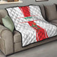 Morocco Football Quilt Atlas Lions Champions 2025 - White - African Pride