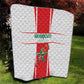 Morocco Football Quilt Atlas Lions Champions 2025 - White - African Pride