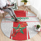 Morocco Football Round Carpet Atlas Lions Champions 2025 - White - African Pride