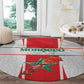 Morocco Football Round Carpet Atlas Lions Champions 2025 - White - African Pride