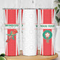 Morocco Football Custom Skinny Tumbler Atlas Lions Champions 2025 - White - African Pride