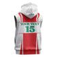 Morocco Football Custom Sleeveless Hoodie Atlas Lions Champions 2025 - White - African Pride