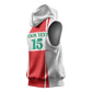 Morocco Football Custom Sleeveless Hoodie Atlas Lions Champions 2025 - White - African Pride